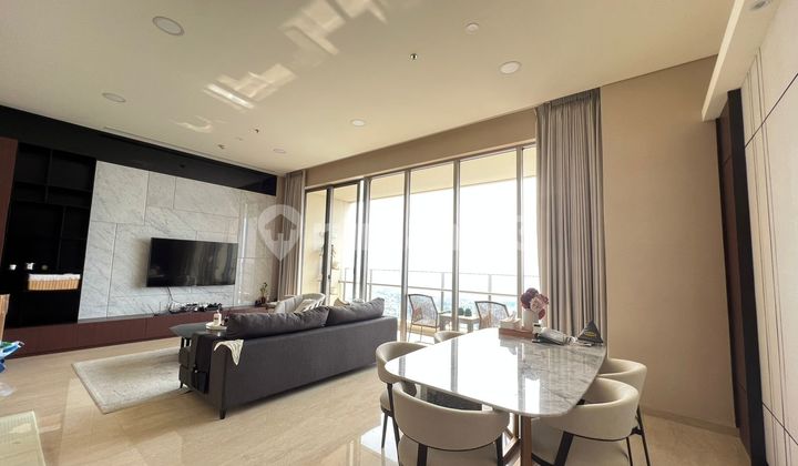 Pakubuwono Spring 2 Kamar Tidur Furnished Bagus di Lantai Atas Siap untuk Disewakan Segera 2