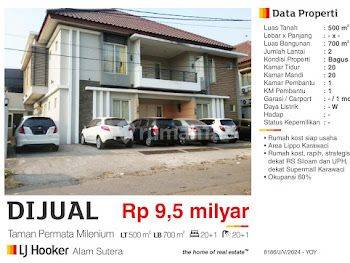 Dijual Rumah Kost Ta,man Permata Milenium Lippo Karawaci Tangerang Dekat Sekolah, Universitas Uph , Rs Siloam Hospital, Super Mall , Gereja St Helena  2