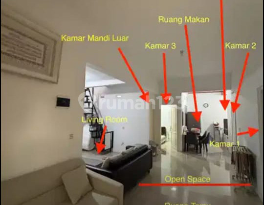 Dijual Rumah Nusaloka BSD Tangerang Selatan Bagus Siap Huni  2