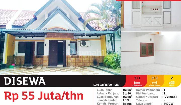 Di Sewa Rumah Sutera Cemara Alam Sutera Tangerang Bagus Siap Huni  1