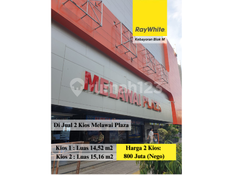 Di Jual Kios Mewah Melawai Raya, Jakarta Selatan Di Jual Kios Mewah Melawai Raya, Jakarta Selatan