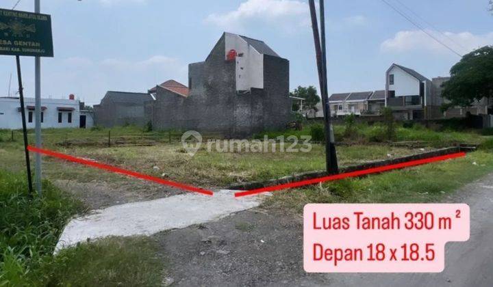 Tanah Strategis Ideal Siap Bangun Dekat Alfa Midi Jalan Mangesti Gentan 1