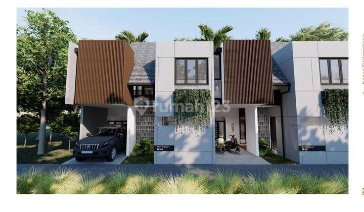 Rumah Cantik Cluster Modern 2 Lantak Di Tepi Jalan Utama 1