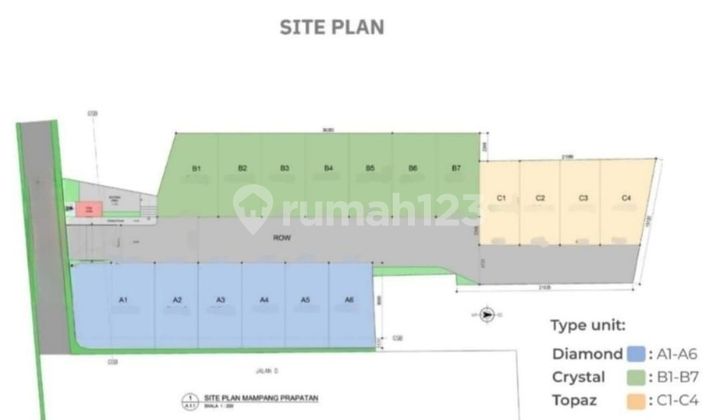 Rumah Cluster Superstrategis di Mampang Papatan,Jakarta Selatan Rumah Cluster Superstrategis di Mampang Papatan,Jakarta Selatan