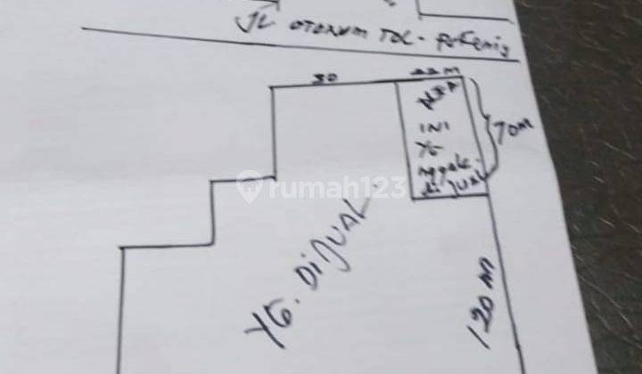 Lahan Komersil Lokasi Pinggir Jalan Dekat Tol Cikupa 2