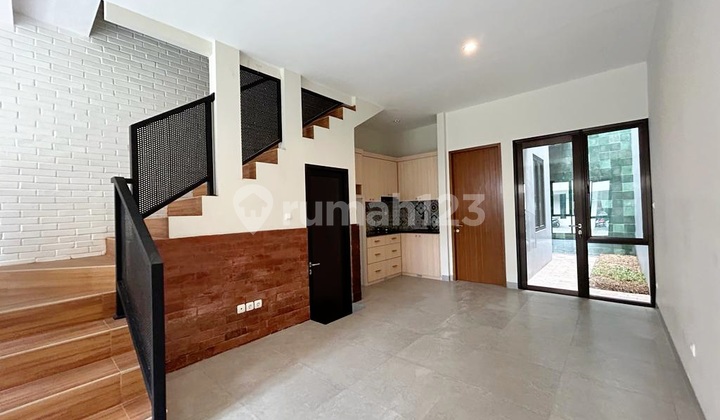 Dijual Rumah 2 Lantai Bsd - Model Industrial Modern, SHM, 3+1 Kt, Bonus Kitchen Set 2