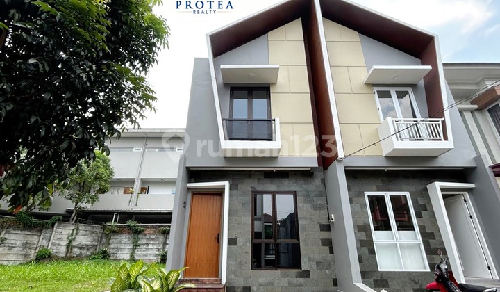 Dijual Rumah 2 Lantai Bsd - Model Industrial Modern, SHM, 3+1 Kt, Bonus Kitchen Set