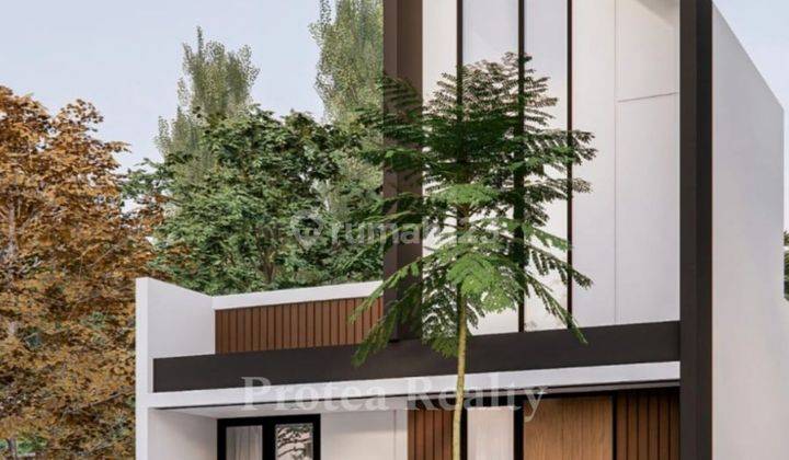 Dijual Rumah Modern Mezzanine Rasa 2 Lantai Pamulang Terbaru 1