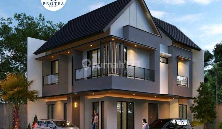 Rumah Minimalis Modern Depan Taman Griyaloka 1