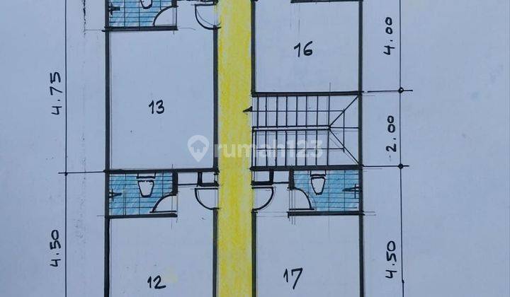 Rumah kost di lokasi strategis, Pejompongan, Bendungam Hilir 2