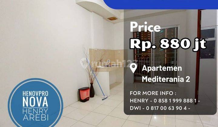 Turun Harga Mediterania 2 Unit 2br Semi Furnish Best View  1