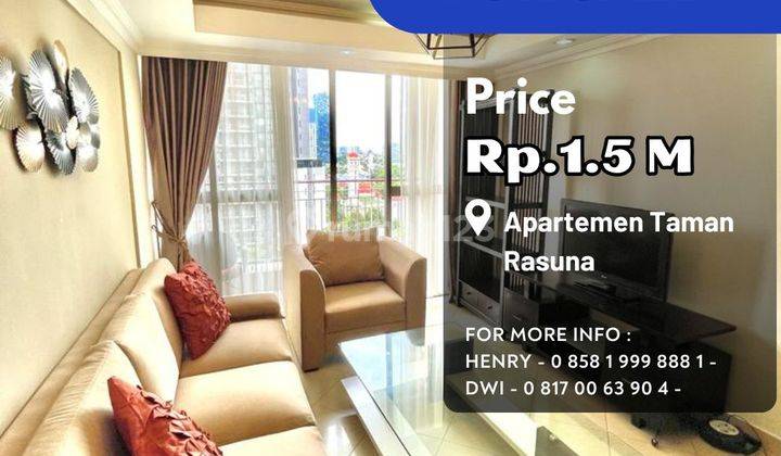 Dibawah Njop Taman Rasuna Unit 3BR+ Study Pool View Jarang Ada 1