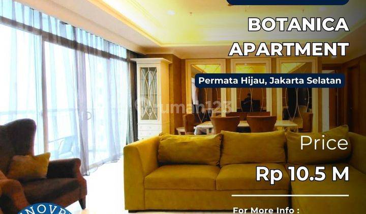 TURUN HARGA Botanica Apartment 3+1BR JUAL CEPAT  1