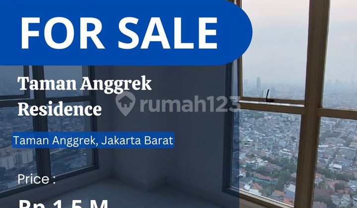Dijual Cepat 2BR City Harga TURUN HARGA diTaman Anggrek Residence