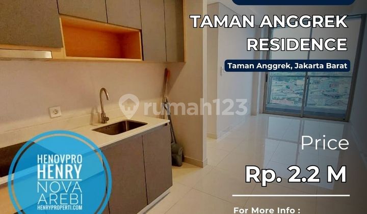Taman Anggrek Residence TURUN HARGA 3BR CITY VIEW