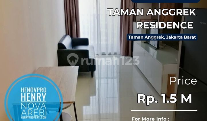 Taman Anggrek Residence TURUN HARGA 2 BR CITY VIEW JARANG ADA