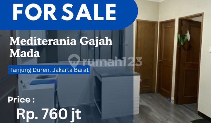Dijual Apartemen Mediterania Gajah Mada Tower B Lantai Tinggi Tipe 2 Bedroom Full Furnished Interior Premium Dijual Apartemen Mediterania Gajah Mada Tower B Lantai Tinggi Tipe 2 Bedroom Full Furnished Interior Premium