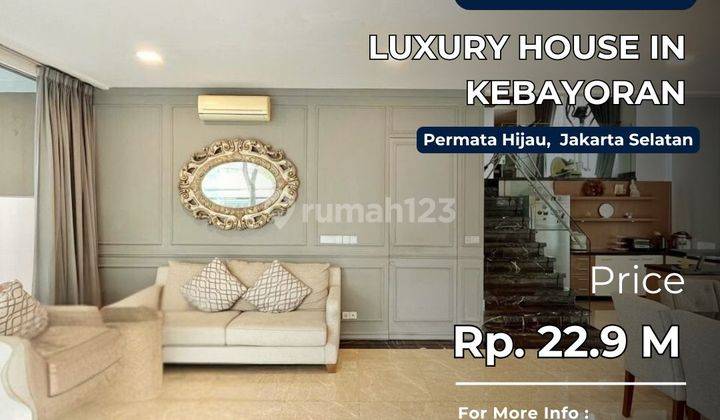 For Sale Luxury House In Kebayoran Jakarta Selatan 1