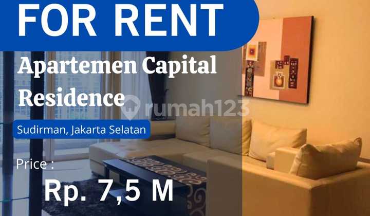 For Sale Best Unit 2BR Apartment Capital Residence SCBD Pool View 1