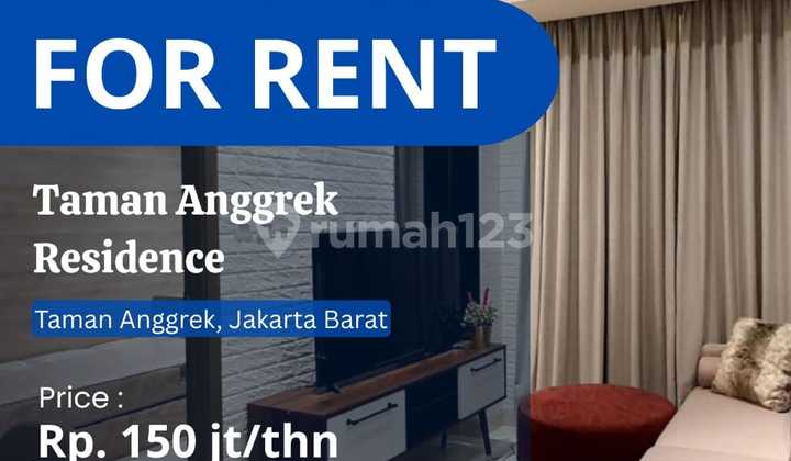 Brand New Taman Anggrek Residence 2BR Fully Furnished Combined Unit