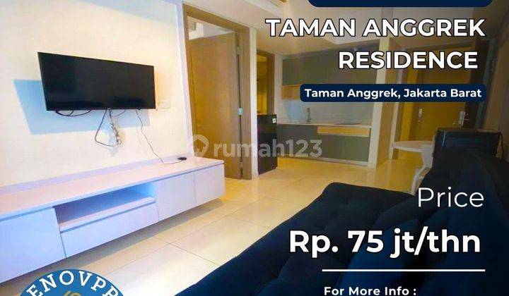 Taman Anggrek Residence Unit 2+1 BR Full Furnish Middle Floor 1