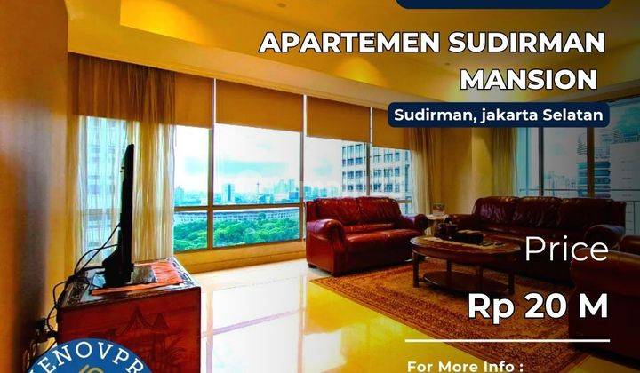 TURUN HARGA Sudirman Mansion Unit 4BR + 1 Study Room Furnish  1