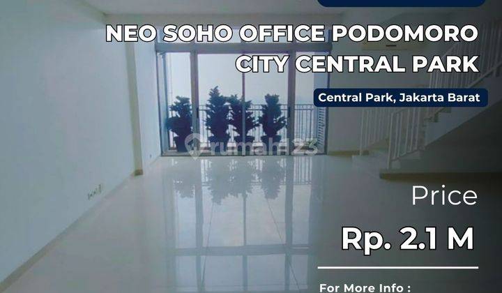 Investasi Terbaik Neo Soho Avenue City View Central Park  1