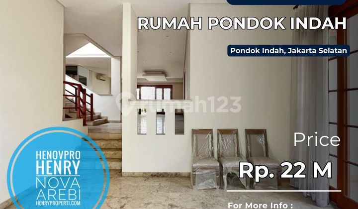 TURUN HARGA RUMAH PONDOK INDAH JUAL TANAH KOTAK LOKASI TERBAIK