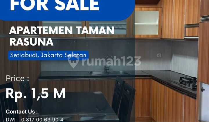 JUAL RUGI Taman Rasuna Unit 3+1BR Epic View Dibawah NJOP