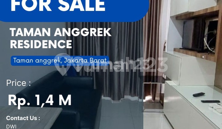Dijual Cepat 2BR City Harga TURUN HARGA Taman Anggrek Residences  2