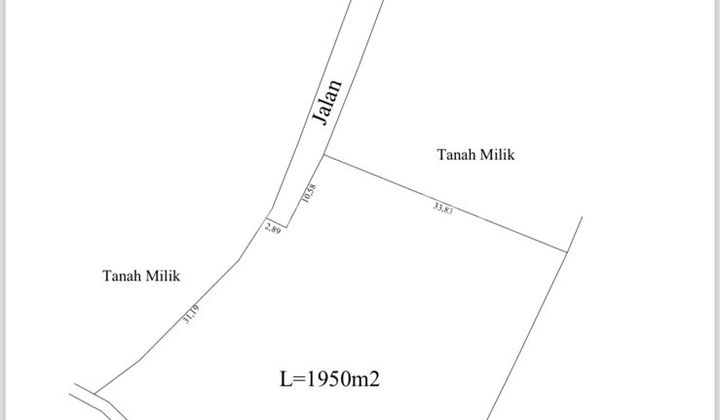 Tanah Perkebunan View Danau pancasari buleleng 2