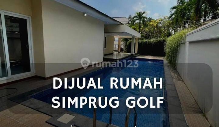 Rumah Bagus Disimprug Golf Langka dibawah pasaran Jakarta Selatan 1