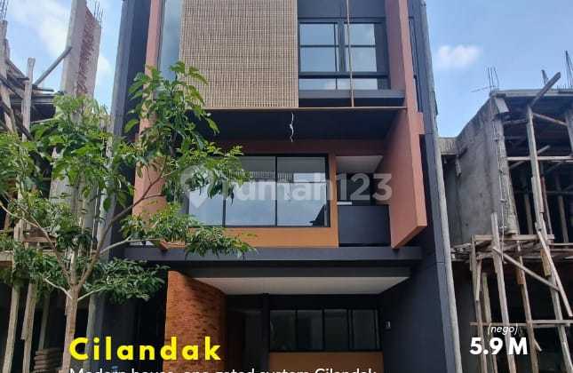 Brand new modern house at cilandak - ampera, jakarta selatan.