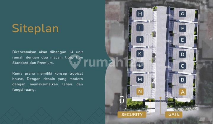 Brand new townhouse near to Pondok indah with rooftop 2