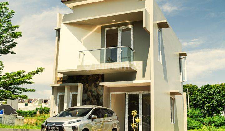 Rumah Mewah 2 Lantai Dijalan Curug Agung Tanah Baru Beji Depok Ui 1
