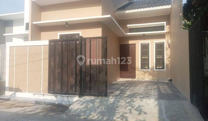 Rumah Di Jual Full Bangunan Baru Di Pondok Ungu Depan 1