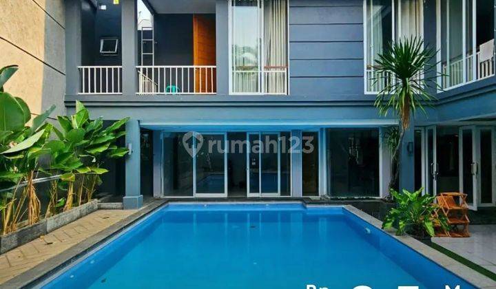 Turun Harga Rumah Modern Minimalis di Bintaro Ada Kolam Renang Nyaman 1