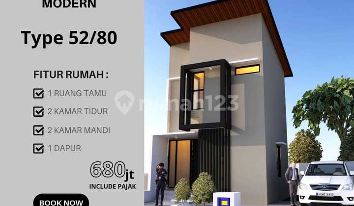 Rumah 2 lantai lokasi strategis dekat kampus di lowokwaru kota Malang 1