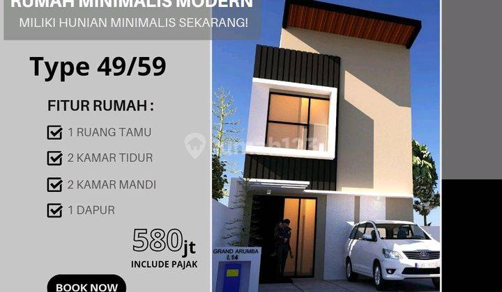 Rumah Murah 2 Lantai Dekat Kampus Ub Kota Malang 1