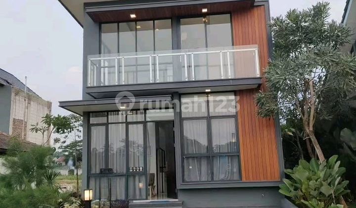 Rumah 2 Lantai Siap Huni, Dekat Stasiun KRL Cisauk BSD City