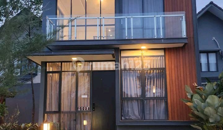 Rumah 2 Lantai Siap Huni, Dekat Stasiun KRL Cisauk BSD City