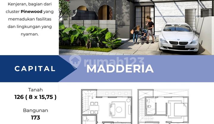 JUAL RUMAH BARU MEZZANINE  AMERICAN TROPICAL HOUSE THE GRAND KENJERAN SURABAYA