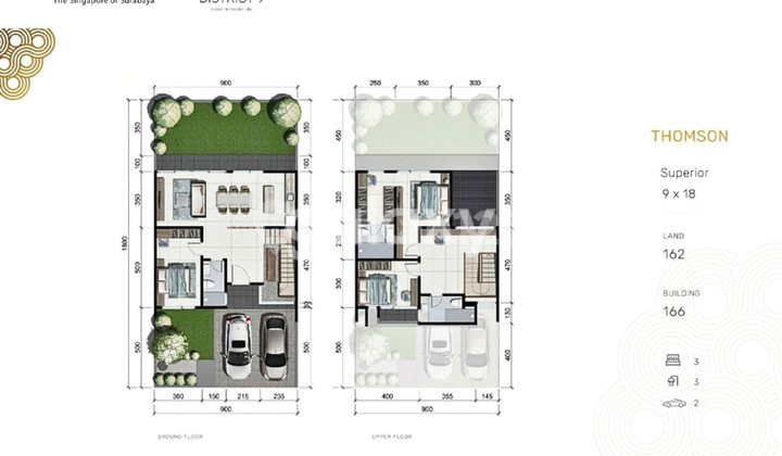 JUAL RUMAH BARU MODERN TROPIS BERKONSEP RUMAH HIJAU CITRALAND 2