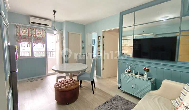 JUAL APARTEMENT EDUCITY 2BR CORNER FURNISH YALE LANTAI 11