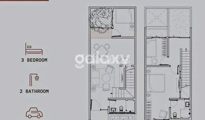 JUAL RUMAH COMPACT MINIMALIS KONSEP JEPANG KENJERAN INDAH 2