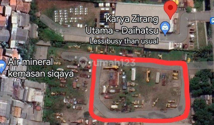 Jl. Husein Sastranegara, Tanah Dekat Bandara Soekarno Hatta, Luas 15000m2 (bisa Beli Sebagian)  Harga 10jt/M2 Nego, Hadap Timur, Cocok Utk Pool, Hotel, Sekolah Dll  2