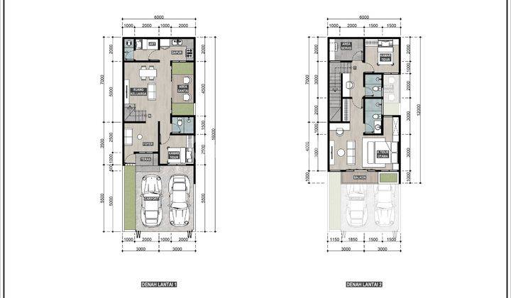 Rumah 2 Lantai Baru Semi Furnished SHM di Vila Dago Pamulang Alam Asri 1, Tangerang Selatan 2