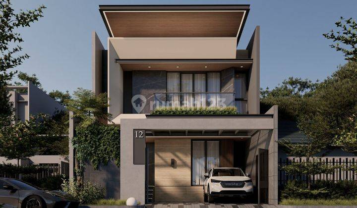Rumah 2 Lantai Modern Kontemporer di Kencana Loka BSD 1