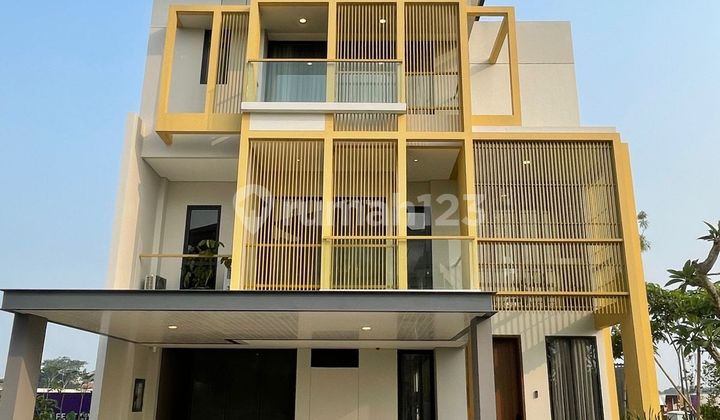 Rumah Baru, mewah, bisa tanpa DP, cluster AERRA NAMEE, Perumahan EONNA, lokasi premium sebrang Mall Eastvara, BSD City