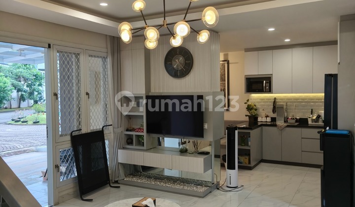 Jual Cepat Rumah Hoek Cluster Rossini Symphonia, Siap Masuk Full Furnish Cantik Aesthetic di Summarecon Gading Serpong 1